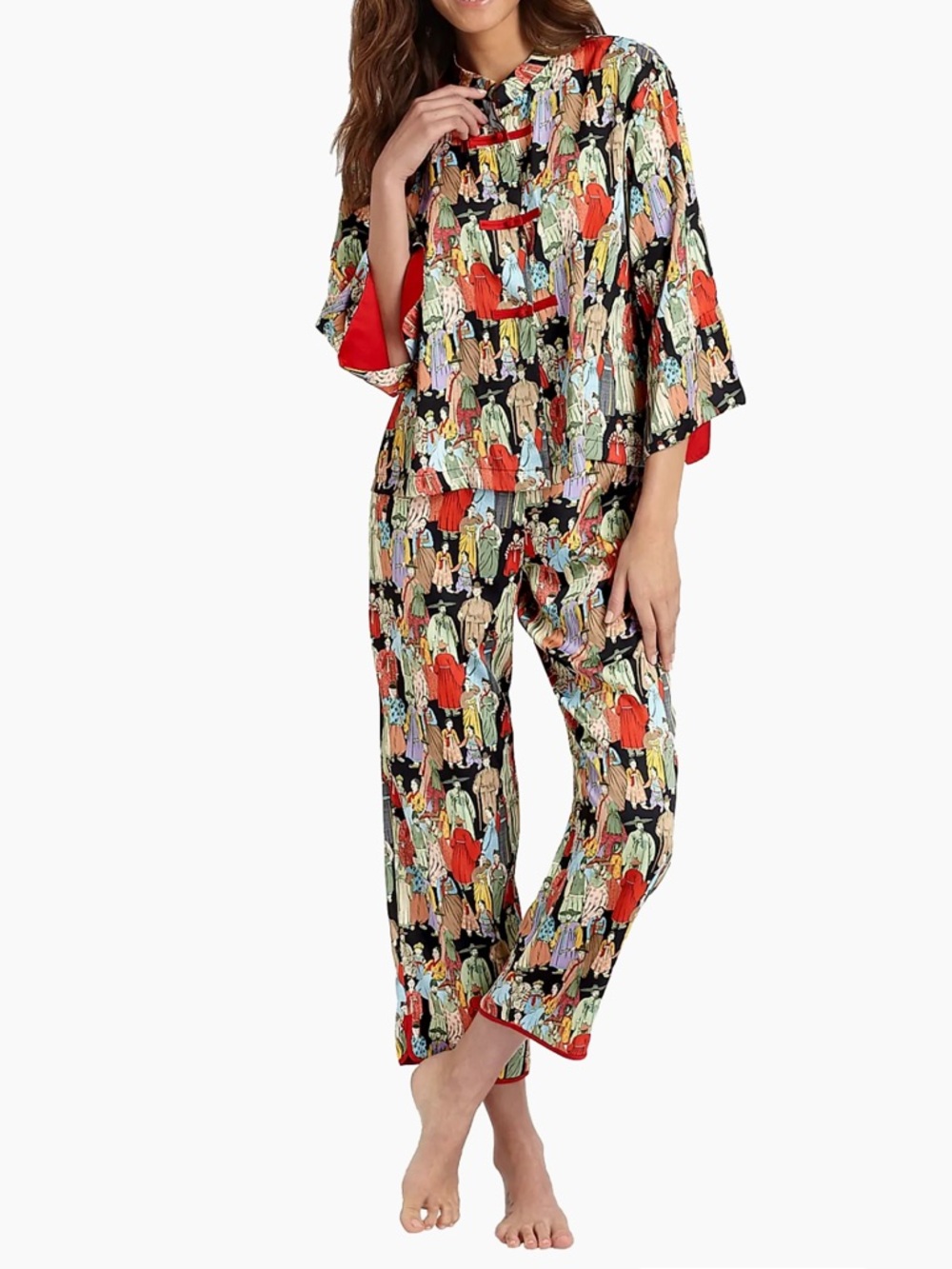Natori Dynasty Pajamas - Size Medium - buttery soft pajama set - Saks fifth Ave